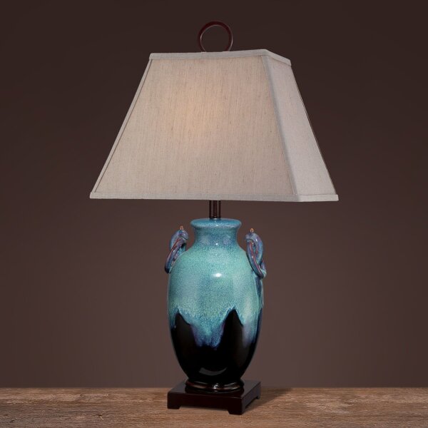 Lampa stołowa Ivory Cracle Elstead Lighting