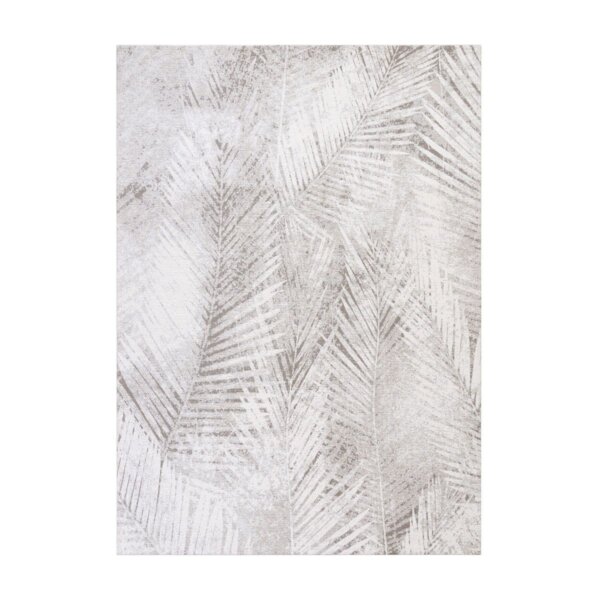 Dywan łatwoczyszczący beżowy liście palmy Java 160 x 230 cm