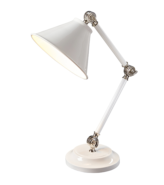 Lampa biurkowa Provence White