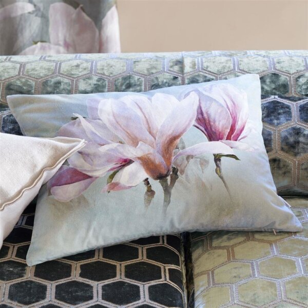 Poduszka dekoracyjna Aulan magnolia szara