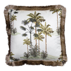 Palm Tree White Poduszka Dekoracyjna