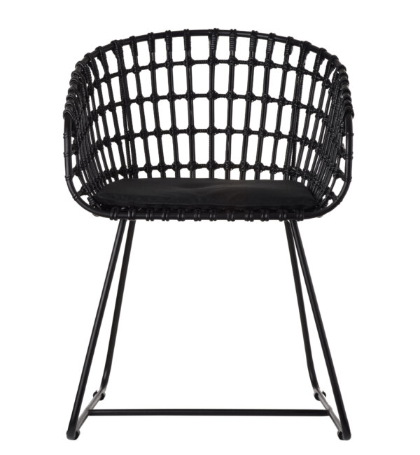 Krzesło ratanowe Tokyo Black- Pols Potten