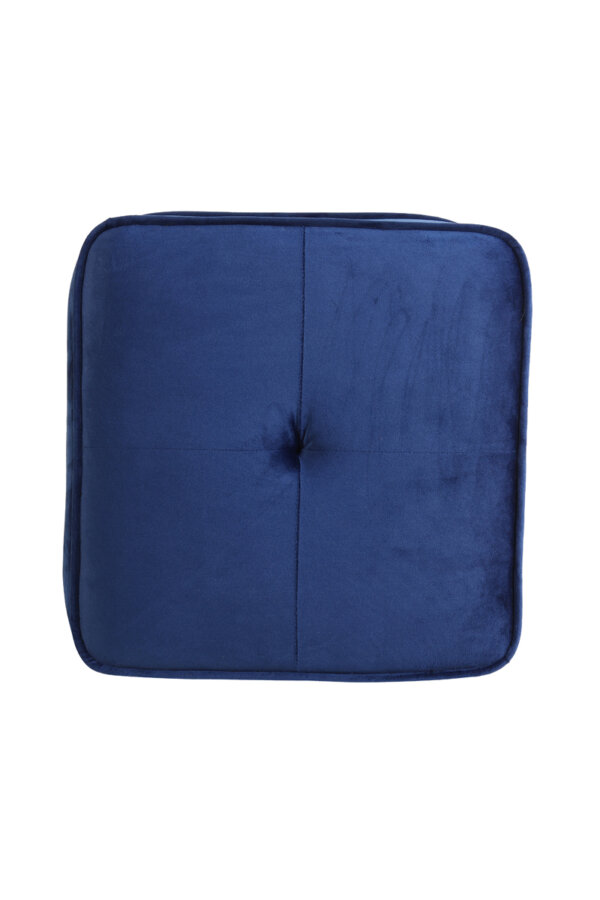 Pufa 40 x 35 cm Kiki Velvet Dark Blue