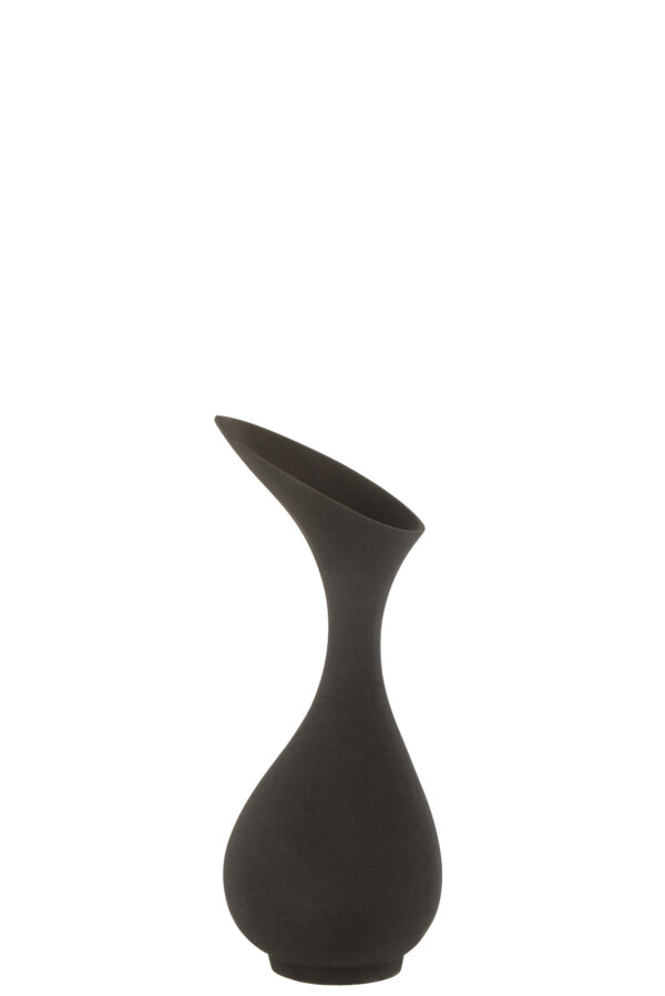Wazon Olivia Aluminium Black 45 cm