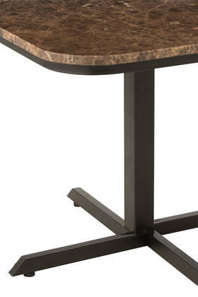 Stolik kawowy marmurowy Octagon 60 cm
