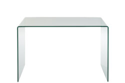 Stół szklany transparentny Mirr 120 cm