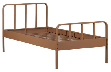Łóżko metalowe 90 x 200 cm Wood