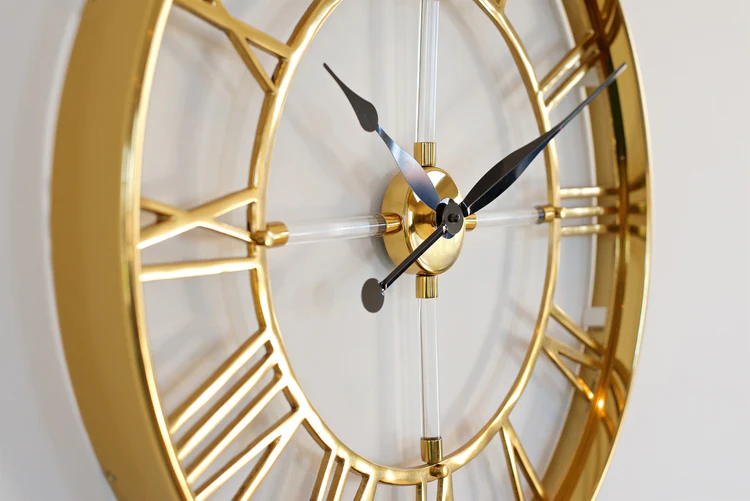 Zegar wiszący Gold 60 cm
