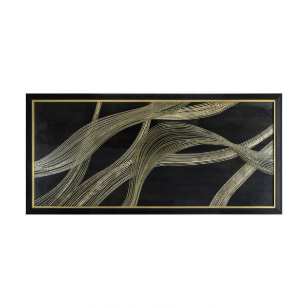 Obraz Golden Ripple 150 x 70 cm