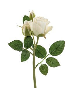 Kwiaty sztuczne Róża biała  Fink Living