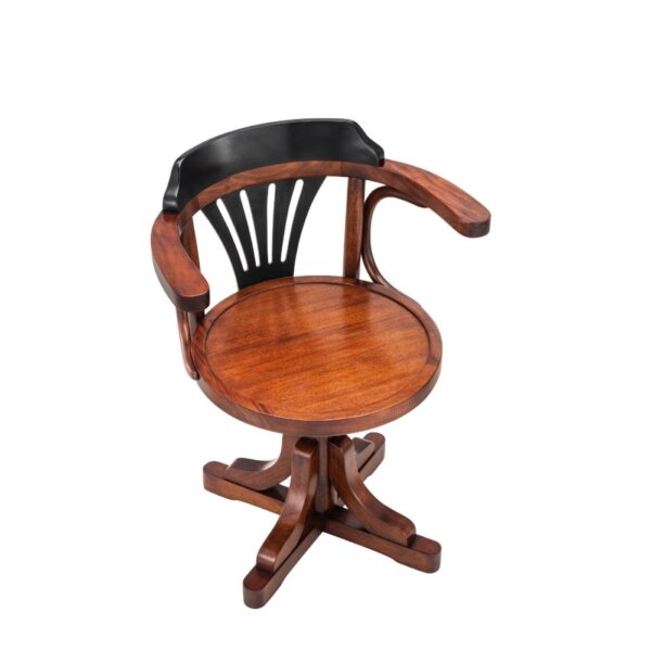 Ekskluzywne krzesło Purser Black & Honey AUTHENTIC MODELS