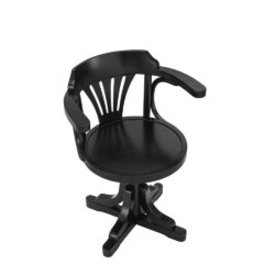 Ekskluzywne krzesło Purser Black, AUTHENTIC MODELS