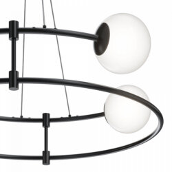 Maytoni Balance lampa wisząca, 4-punktowa, czarna