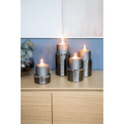Świecznk Vito - Candle Stand 5 cm Antique Grey - Fink