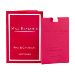 Karta zapachowa, saszetka do szafy, zawieszka zapachowa ROSE & CHAMPAGNE - MAX BENJAMIN