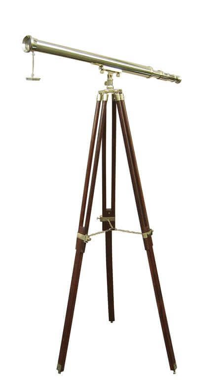 Teleskop na drewnianym trójnogu 160 cm