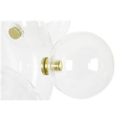 Lampa wisząca CAPRI DISC 3 złota - 180 LED, aluminium, szkło
